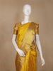 Golden Yellow Brocade Woven Kanchipuram Silk Saree