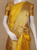 Golden Yellow Brocade Woven Kanchipuram Silk Saree