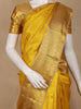 Golden Yellow Brocade Woven Kanchipuram Silk Saree