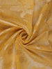 Golden Yellow Floral Design Kota Cotton Saree