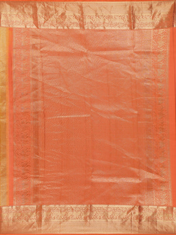 Golden Yellow Floral Woven Pure Kanchipuram Silk Saree - Diadem