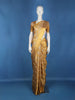 Golden Yellow Geometric Woven Design Pure Kanchipuram Tissue Silk Saree