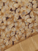Golden Beige Floral Designed Fancy Cotton Saree - Diadem