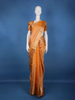 Golden Mustard Floral Design Zari Border Silk Saree - Diadem