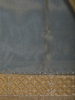Golden Olive Embellished Tissue Organza Saree - Diadem