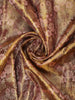 Gold & Maroon Floral Woven Kanchipuram Silk Saree – Bridal & Festive Elegance
