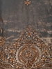 Graphite Grey Sequins and Beads Embroidered Design Organza Palazzo Suit with Dupatta