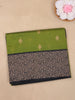 Green Butta Woven Design Cotton Saree with Contrast Border