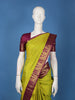 Green Butta Woven Design Pure Kanchipuram Silk Saree
