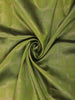 Green Checked Design Semi Tissue Silk Saree
