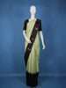 Green Checked Woven Design Pure Kanchipuram Silk Saree