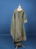Green Dotted Design Silk Salwar Suit - Diadem