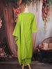 Green Embroidered Cotton Salwar Suit with Dupatta