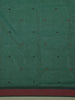 Green Floral Design Pure Cotton Saree