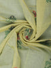 Green Floral Design Pure Cotton Saree