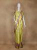 Green Floral Design Pure Kanchipuram Silk Saree
