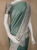 Green Floral Design Semi Silk Saree