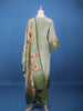 Green Floral Designed Silk Salwar Suit - Diadem