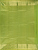 Green Floral Motif Woven Pure Kanchipuram Silk Saree