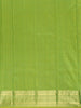 Green Floral Motif Woven Pure Kanchipuram Silk Saree