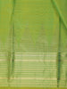 Green Floral Motif Woven Pure Kanchipuram Silk Saree