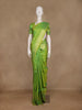 Green Floral Motif Woven Pure Kanchipuram Silk Saree