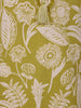 Green Floral Printed Cotton Salwar With Crochet Lace Detailing