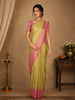 Green Floral Woven Design Art Silk Saree