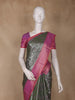 Green Floral Woven Design Art Silk Saree