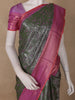Green Floral Woven Design Art Silk Saree