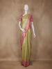 Green Floral Woven Design Art Silk Saree