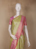 Green Floral Woven Design Art Silk Saree