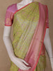 Green Floral Woven Design Art Silk Saree