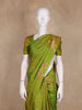 Green Floral Woven Design Pure Kanchipuram Silk Saree