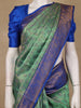 Green Floral Woven Design Pure Kanchipuram Silk Saree