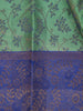 Green Floral Woven Design Pure Kanchipuram Silk Saree