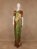Green Floral Woven Pure Kanchipuram Silk Saree - Diadem