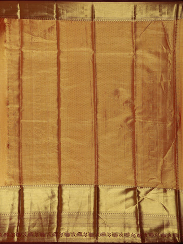 Green Floral Woven Pure Kanchipuram Silk Saree - Diadem
