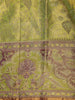 Green Floral Woven Pure Kanchipuram Silk Saree