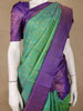Green Floral Woven Pure Kanchipuram Silk Saree - Diadem