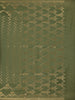 Green Geometric Floral Design Semi Tussar Silk Saree