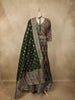 Green Multicolor Floral Printed Design Silk Party Wear Lehenga with Dupatta