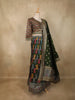 Green Multicolor Floral Printed Design Silk Party Wear Lehenga with Dupatta