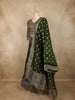 Green Multicolor Floral Printed Design Silk Party Wear Lehenga with Dupatta