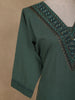 Green Sequins Designed Cotton Salwar - Diadem