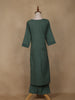 Green Sequins Designed Cotton Salwar - Diadem