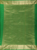 Green Small Butta Woven Kanchipuram Silk Saree with Zari Border