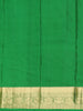 Green Small Butta Woven Kanchipuram Silk Saree with Zari Border