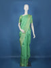 Green Striped Woven Design Pure Kanchipuram Silk Saree
