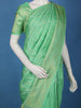 Green Striped Woven Design Pure Kanchipuram Silk Saree